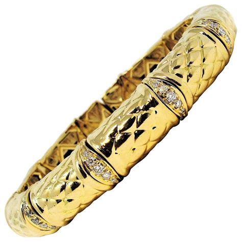 gucci mod dep 18 karat gold|Gucci bamboo bracelet.